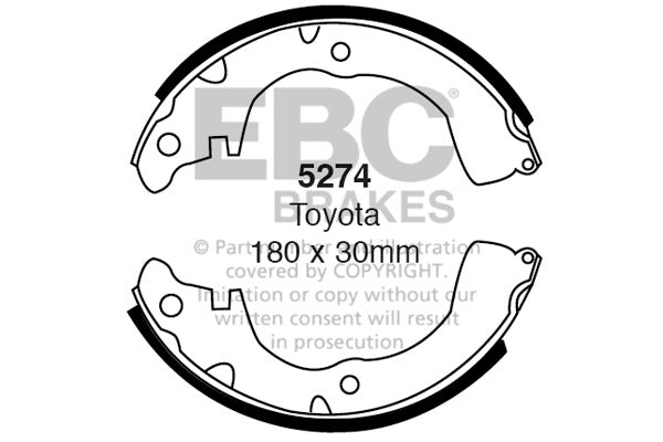 EBC Brake Shoe Replacement Set (5274)
