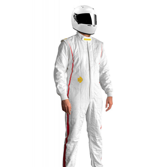 Momo Fireproof Racing Suit - PRO LITE - White (FIA Approved)