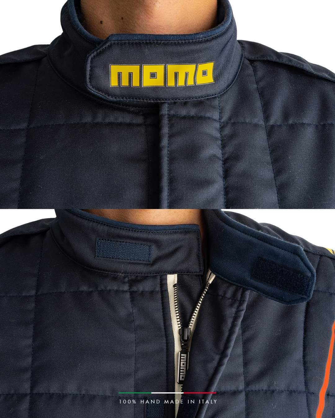Momo Fireproof Racing Suit - PRO LITE - Navy Blue (FIA Approved)