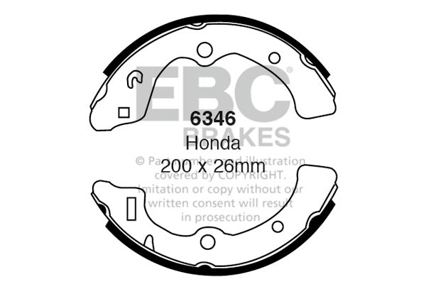 EBC Brake Shoe Replacement Set (6346)