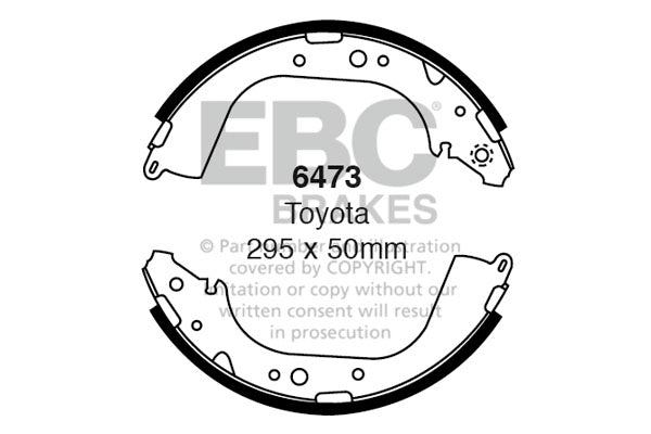 EBC Brake Shoe Replacement Set (6473)