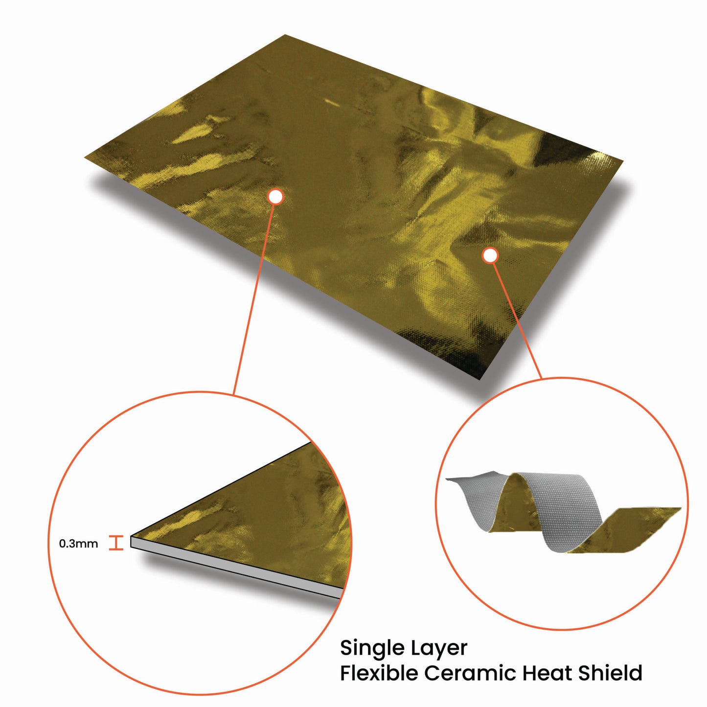 ZircoFlex® GOLD I Ceramic Heat Shield