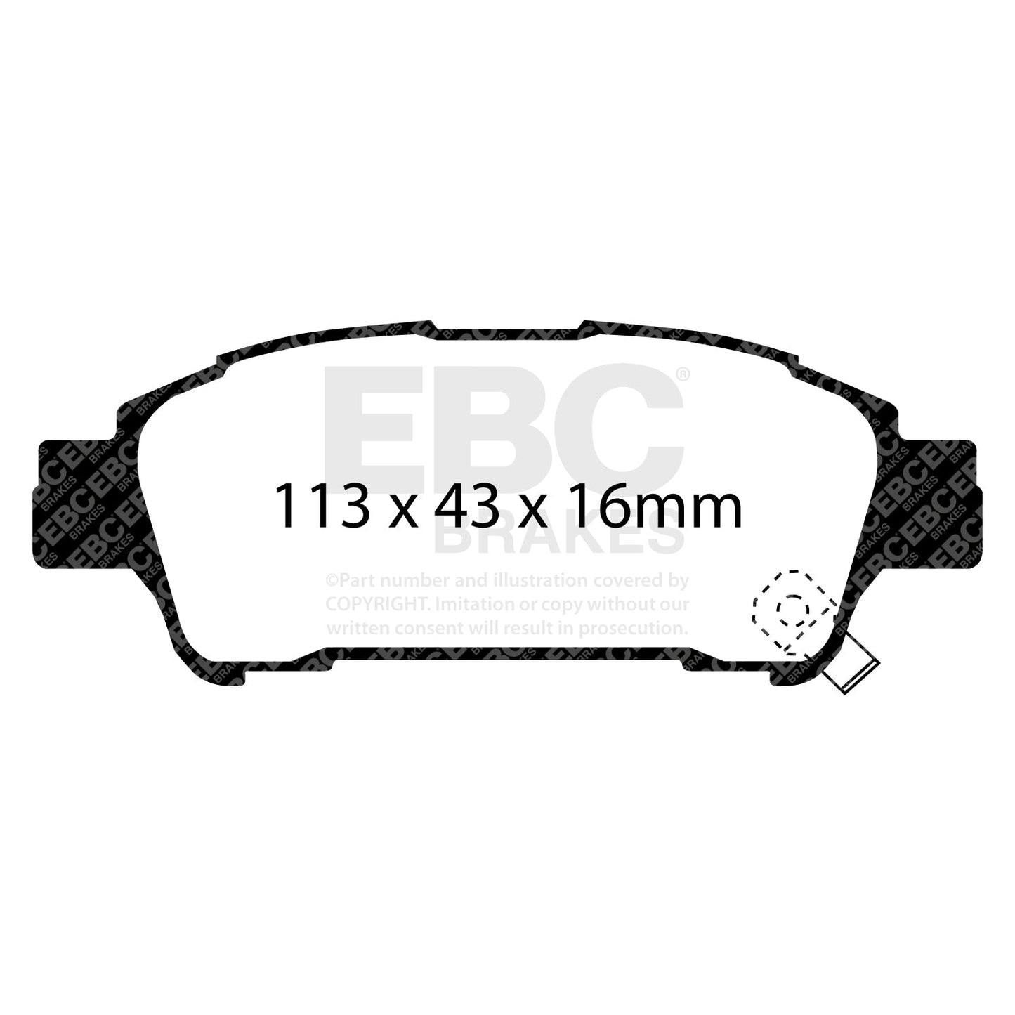 EBC Brakes Pad and Disc Full vehicle Kit (PD40K1807)