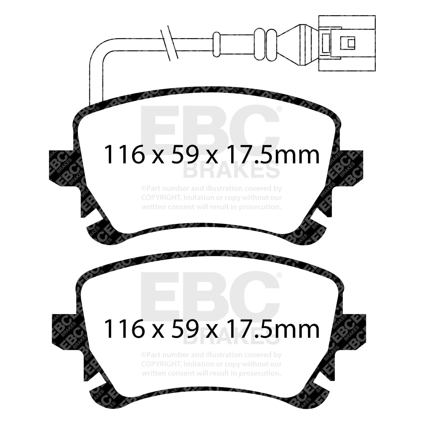 EBC Brakes Pad and Disc Full vehicle Kit (PD40K1923)