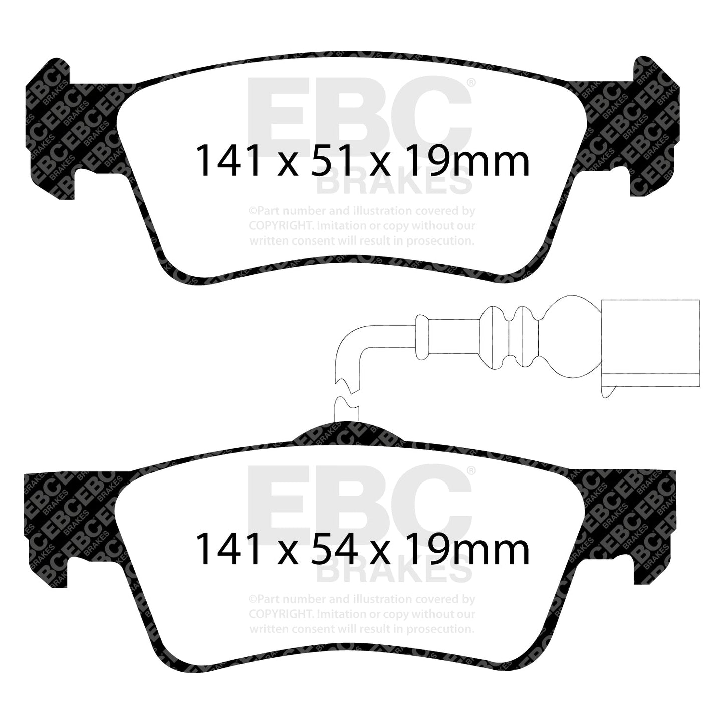 EBC Brakes Pad and Disc Full vehicle Kit (PD40K1917)