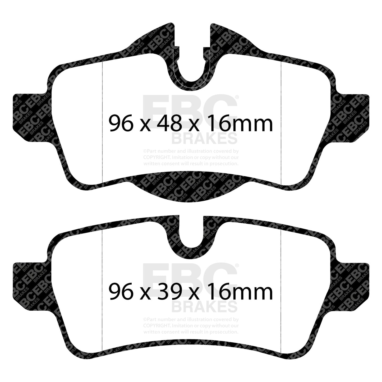 EBC Brakes Pad and Disc Full vehicle Kit (PD40K1290)