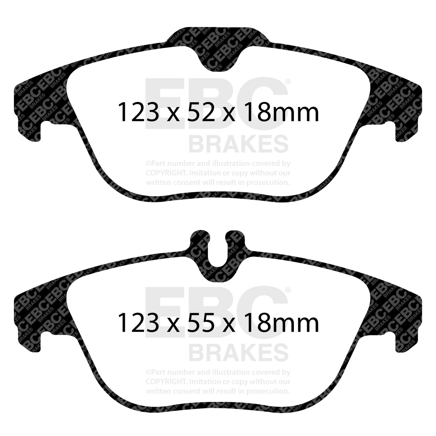 EBC Brakes Pad and Disc Full vehicle Kit (PD40K1175)