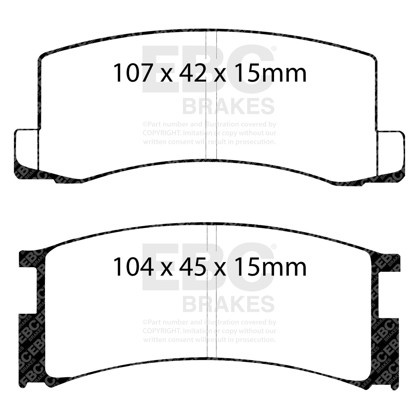 EBC Brakes Pad and Disc Full vehicle Kit (PD40K1832)