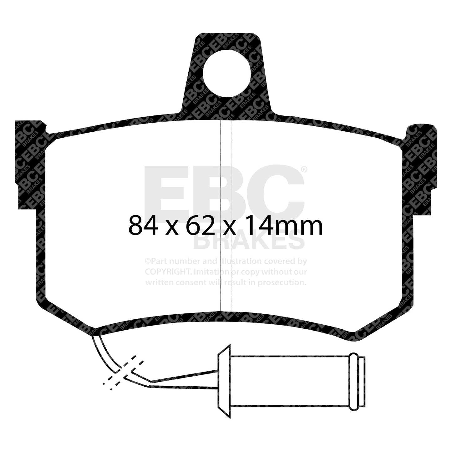 EBC Brakes Pad and Disc Full vehicle Kit (PD40K876)