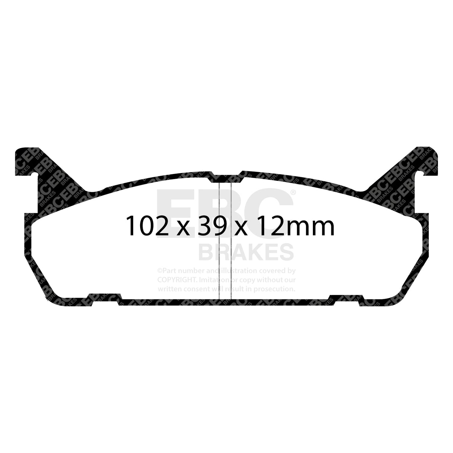 EBC Brakes Pad and Disc Full vehicle Kit (PD40K1117)