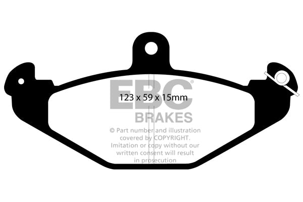EBC Brakes Pad and Disc Full vehicle Kit (PD40K1582)