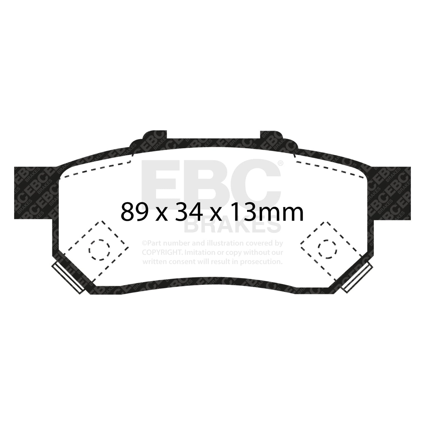 EBC Brakes Pad and Disc Full vehicle Kit (PD40K845)