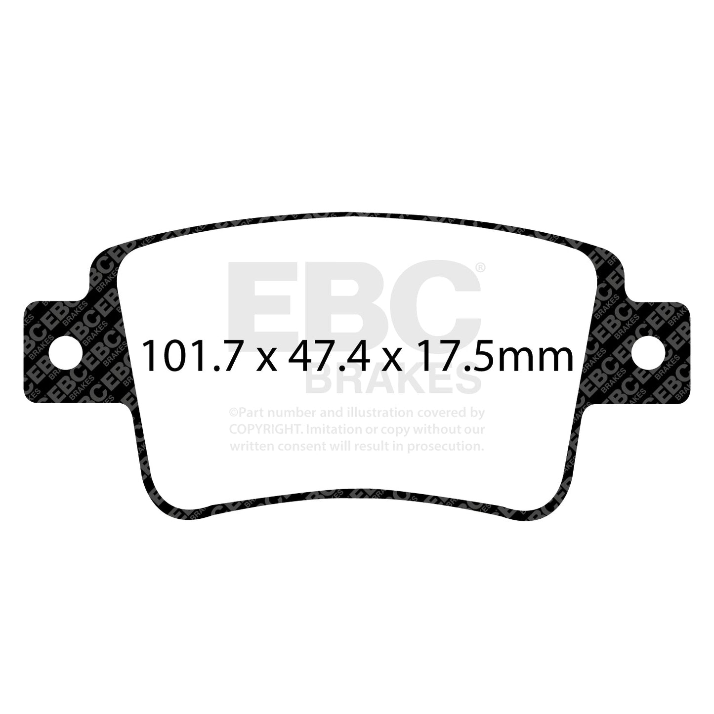 EBC Brakes Pad and Disc Full vehicle Kit (PD40K707)