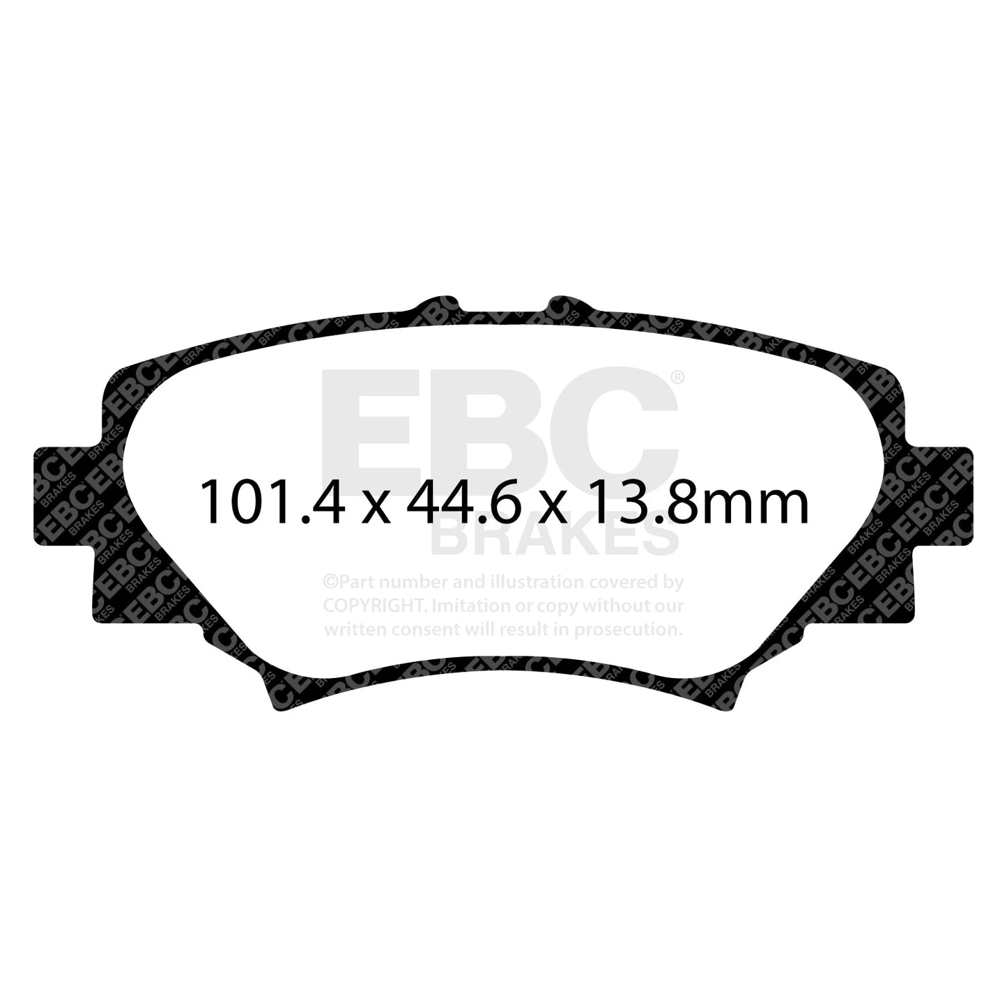 EBC Brakes Pad and Disc Full vehicle Kit (PD40K1101)