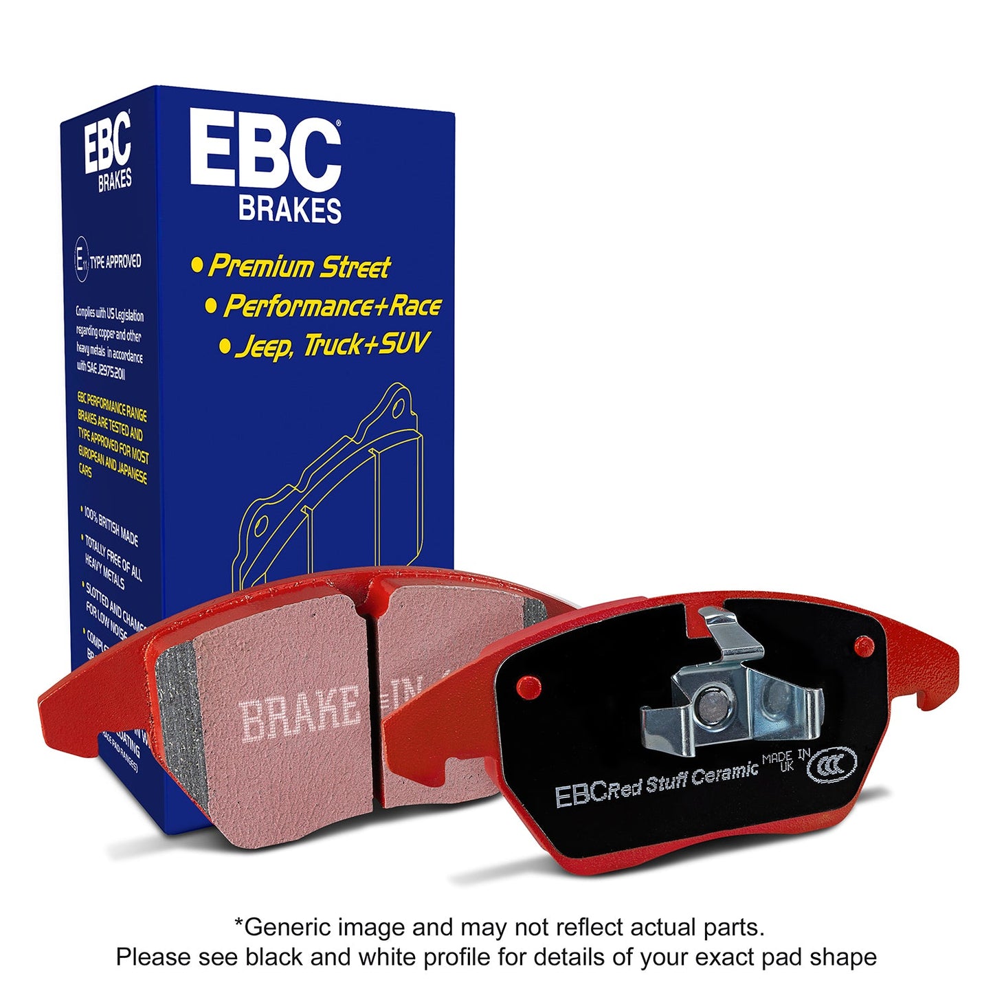 EBC Redstuff Brake Pad 3000 Series Sport Set (DP31727C)