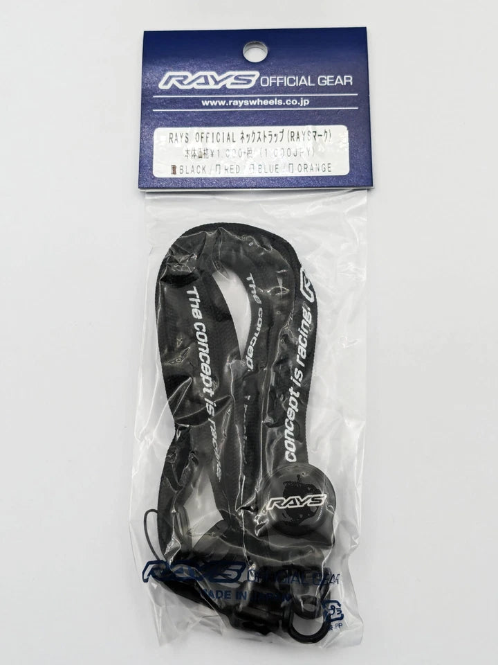 RAYS OFFICIAL Neck Strap ORANGE/BLACK/BLUE/RED