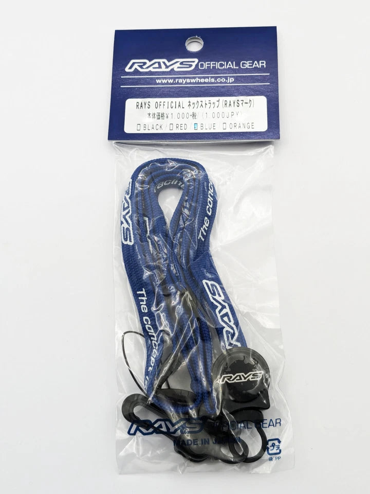 RAYS OFFICIAL Neck Strap ORANGE/BLACK/BLUE/RED