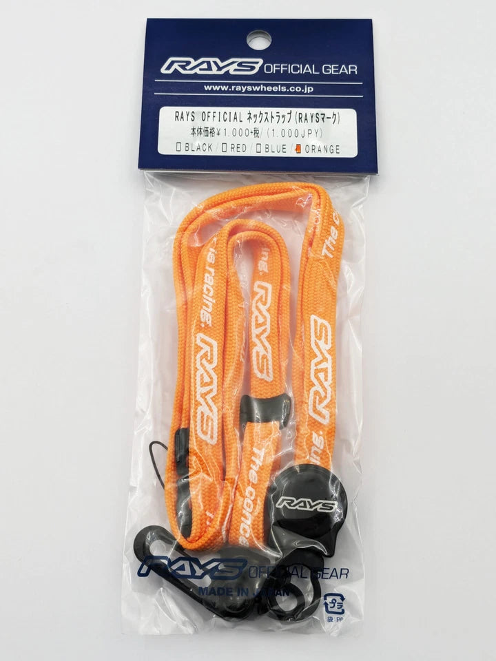 RAYS OFFICIAL Neck Strap ORANGE/BLACK/BLUE/RED