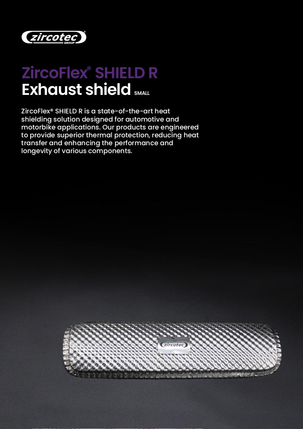 ZircoFlex® SHIELD R - Exhaust shield (SMALL)