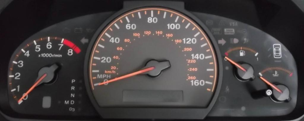 Lockwood Honda Accord Mk7 2003-2007 BLACK Dial Conversion Kit C830