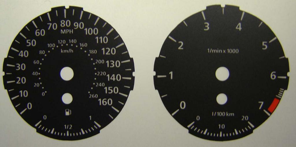 Lockwood BMW 3-Series BLACK Dial Conversion Kit C335