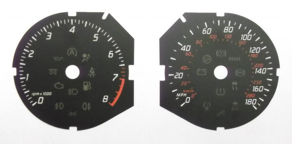 Lockwood Ford Focus Mk3 ST 2011- BLACK Dial Conversion Kit C892