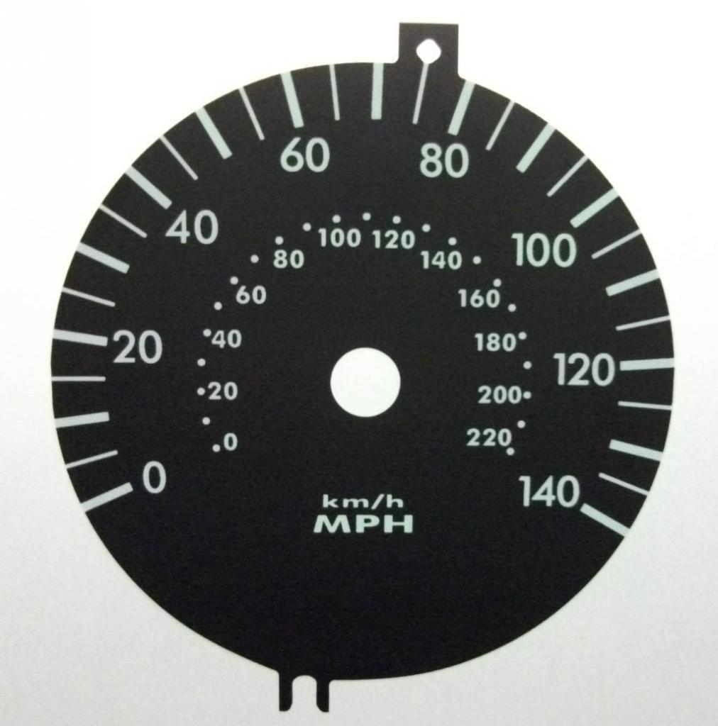 Lockwood Hyundai Getz BLACK Dial Conversion Kit C669