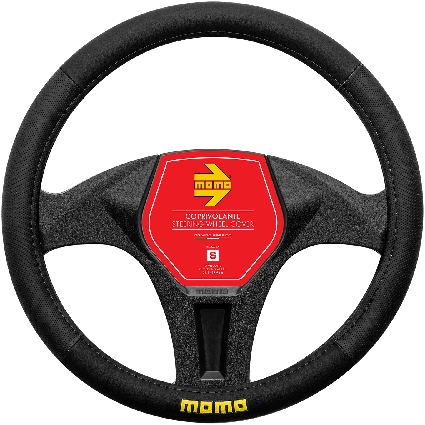 Momo Steering Wheel Cover - EASY - BLACK - SIZE S