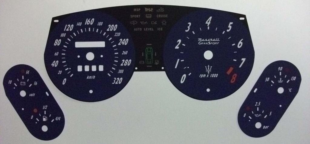 Lockwood Maserati Gransport KMH BLUE Dial Conversion Kit C570