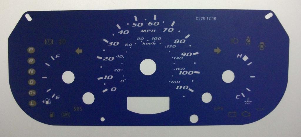 Lockwood Mitsubishi Colt BLUE Dial Conversion Kit C520