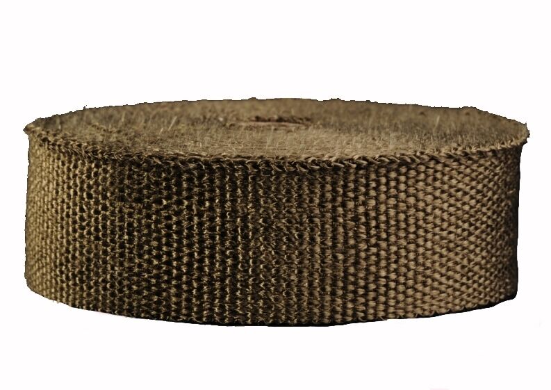 TRS Titanium Exhaust Manifold Heat Wrap 50mm x 10M Roll (2" Inch) High Temp Tape