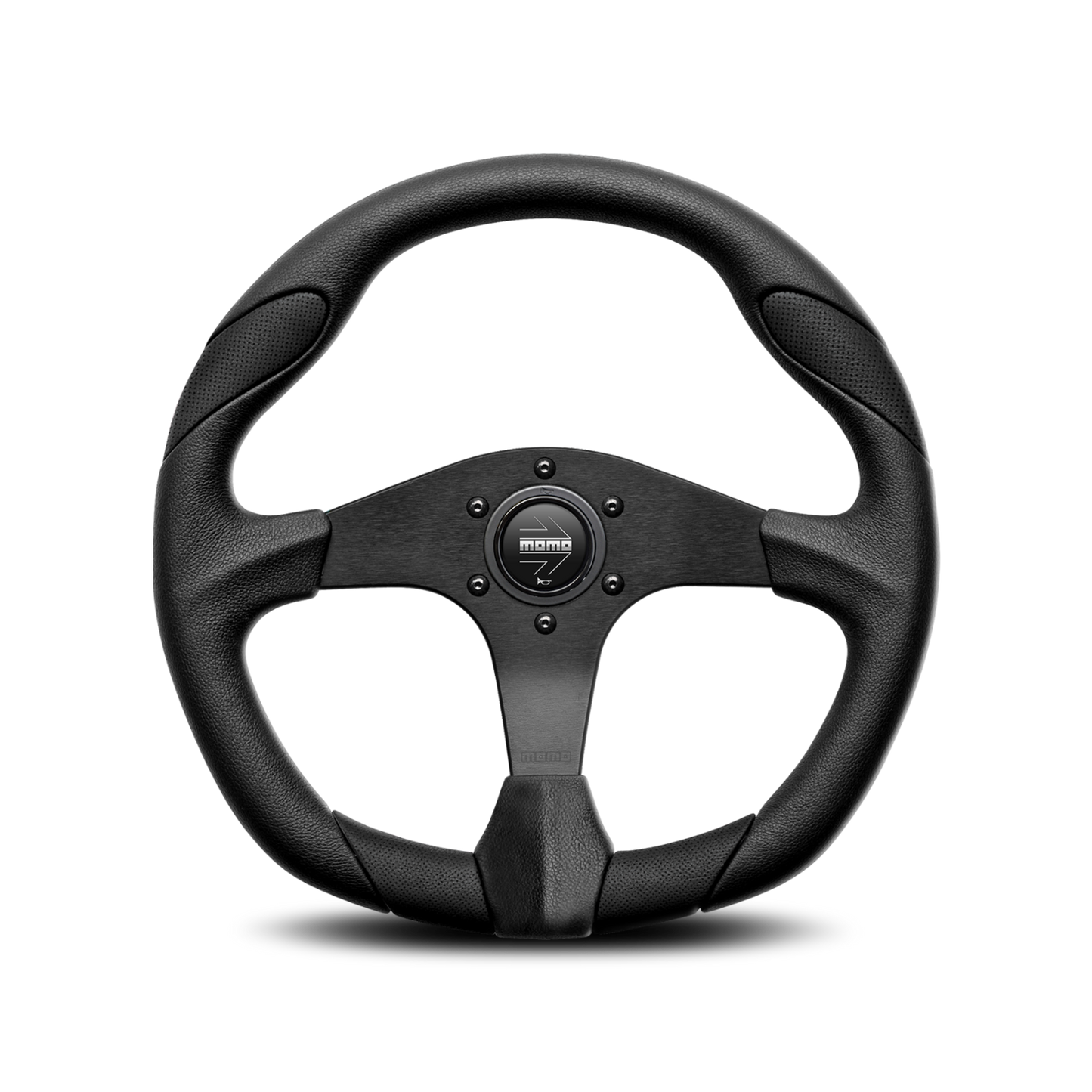 Momo Steering wheel (street) - QUARK - BLACK/AIRLEATHER Ø350mm