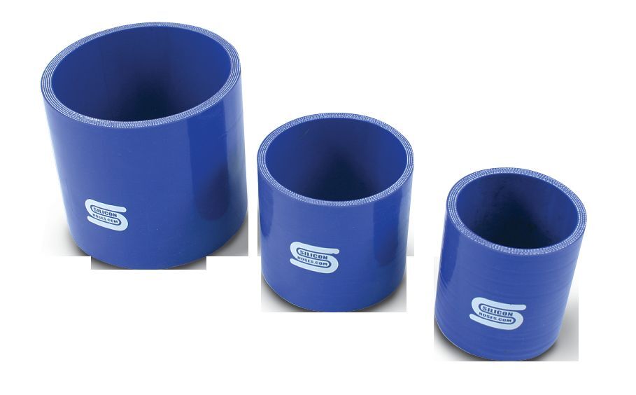 SiliconHoses.com Straight Silicone Coupler/Joiner/Coupling Hoses BLUE/BLACK