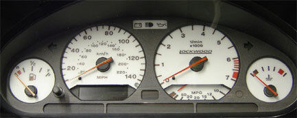Lockwood BMW 3-Series E36 1991-1999 140MPH YELLOW (ST) Dial Kit 400E