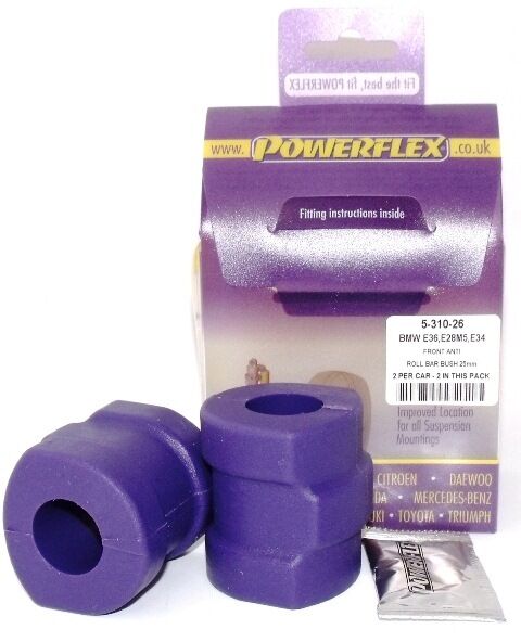 POWERFLEX Front Anti-Roll Bar Mounting Bush 26mm PFF5-310-26 (BMW E36 & Z3)