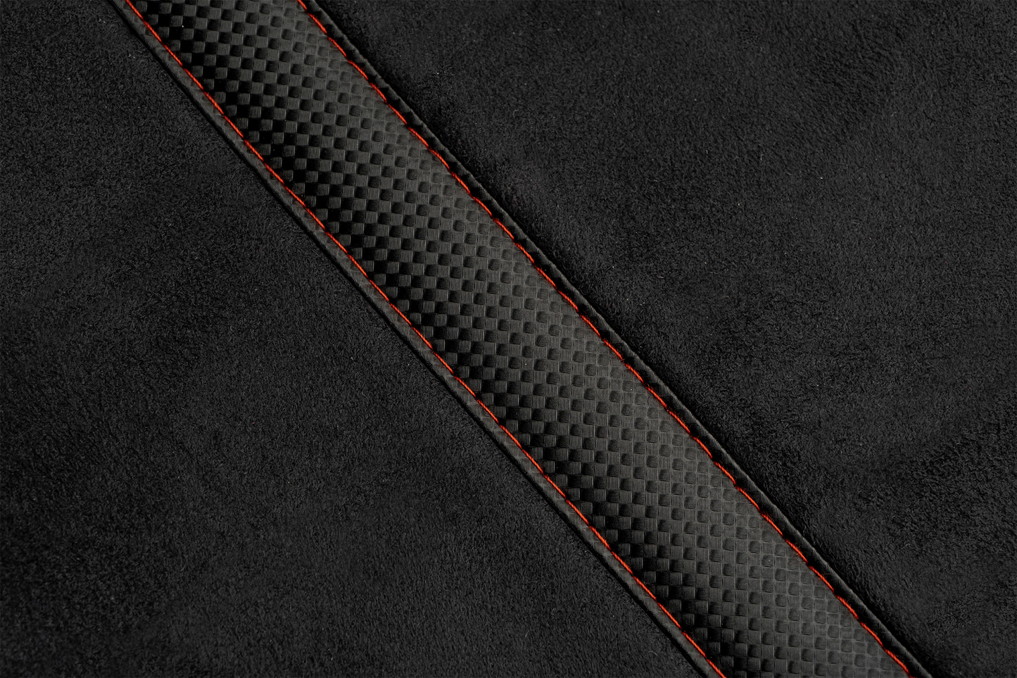 Momo Seat Cushion - STREET BLACK/RED - SINGLE