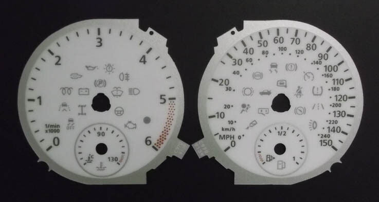 Lockwood VW Transporter T5 WHITE Dial Conversion Kit C970W