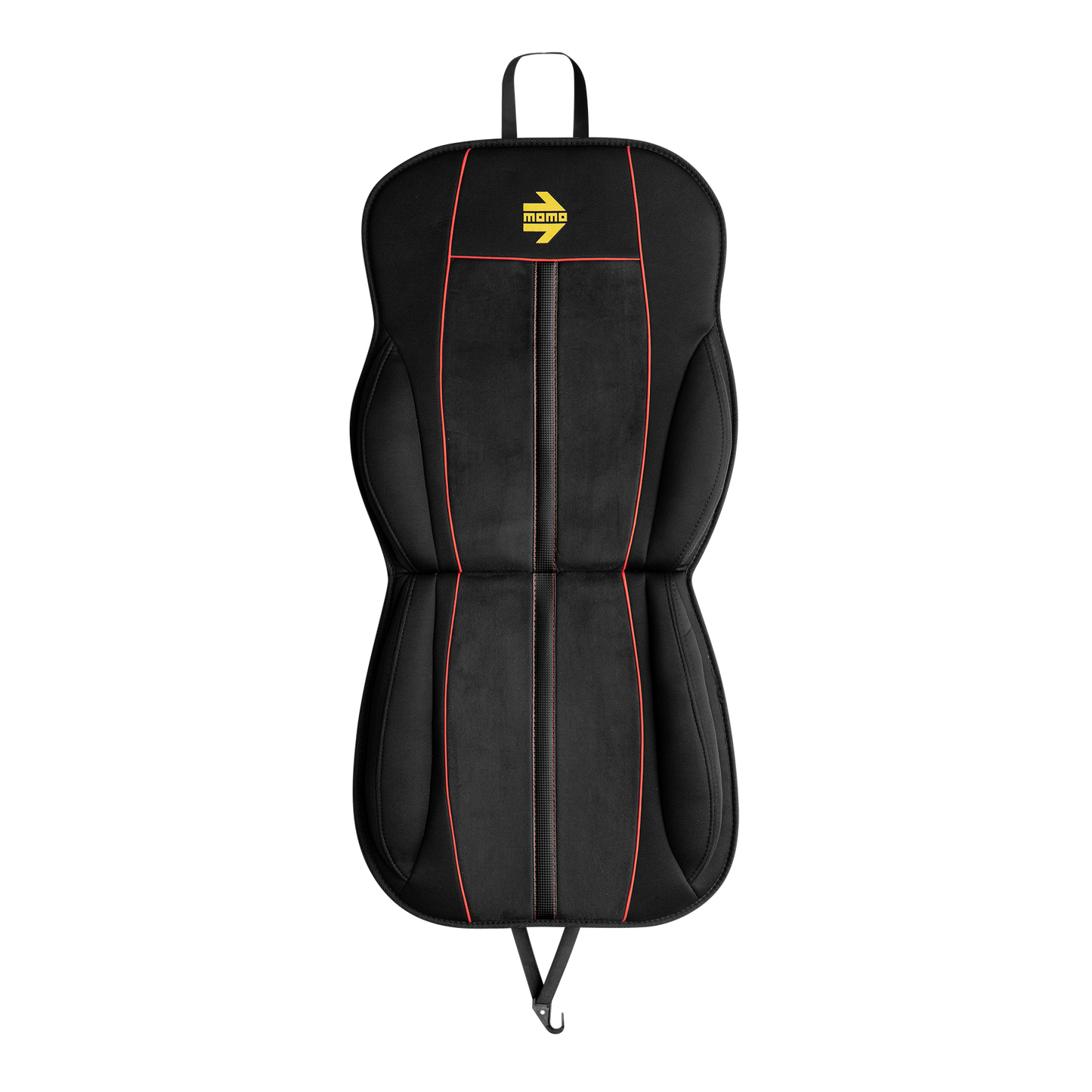 Momo Seat Cushion - STREET BLACK/RED - SINGLE