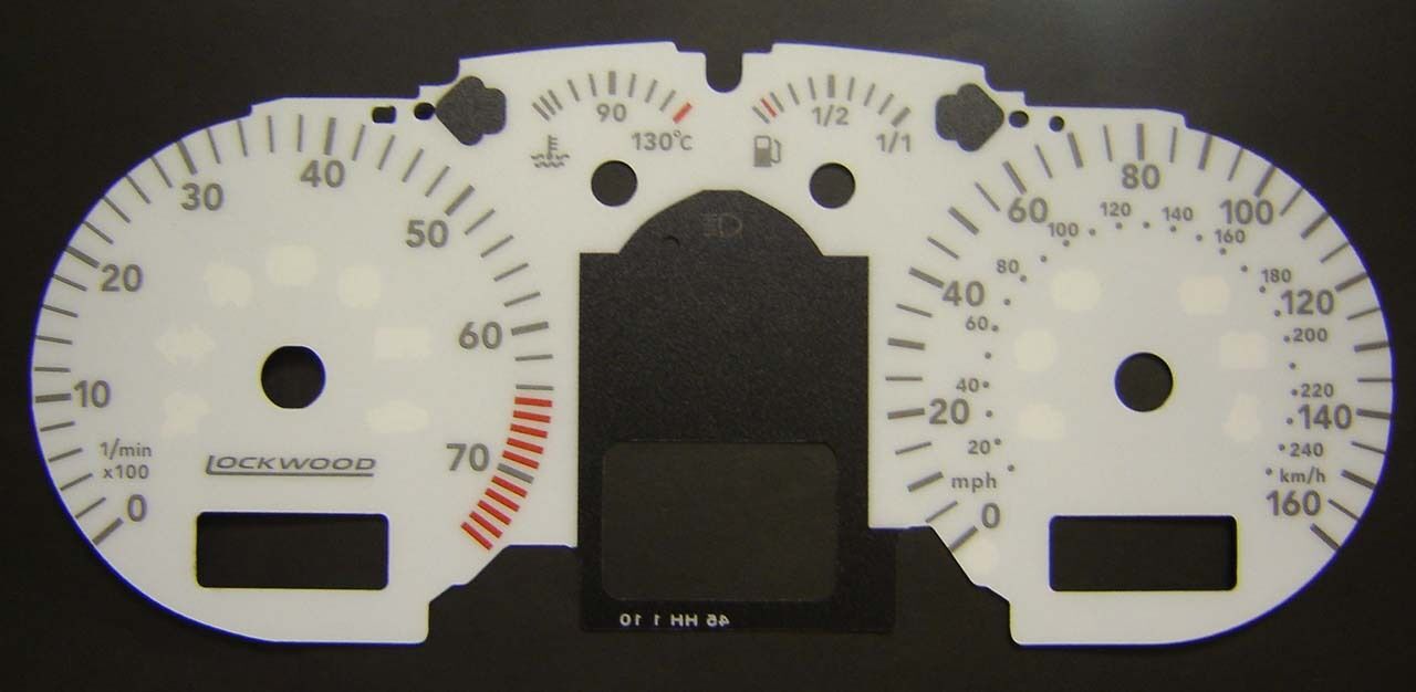 Lockwood VW Golf Mk4 WHITE (ST) Dial Kit 45HH
