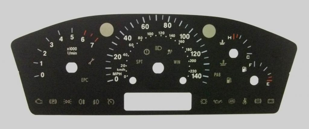 Lockwood Chery A5 & J5 BLACK Dial Conversion Kit C609