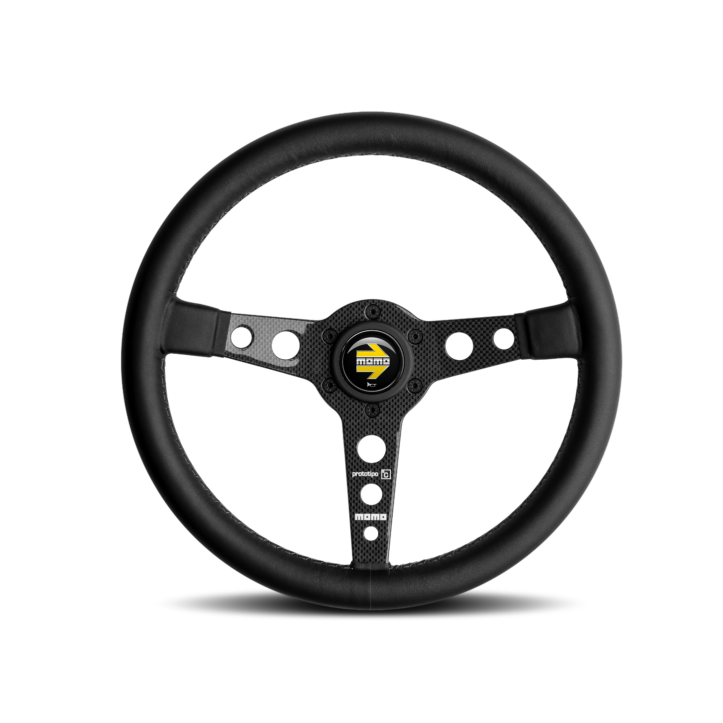 Momo Steering wheel (street) - PROTOTIPO CARBON 6C - CARBON/BLACK Ø350mm