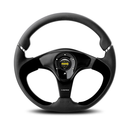Momo Steering wheel (street) - NERO - BLACK  LEATHER/SUEDE Ø350mm