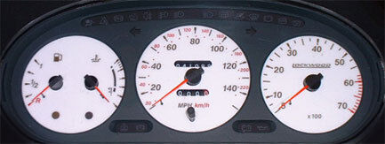 Lockwood Renault Megane BLUE (ST) Dial Kit 44NN