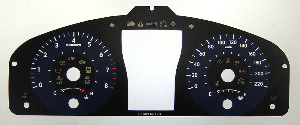 Lockwood Toyota Camry Petrol BLACK Dial Conversion Kit C1601