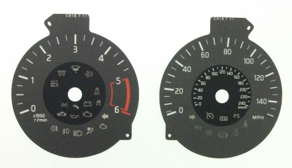 Lockwood GREY Dial Conversion Kit for Nissan Juke Diesel C618