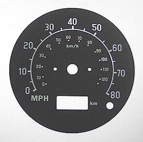 Lockwood Avia Avia D75 Truck BLACK Dial Conversion Kit C089