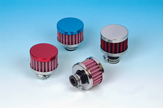 13mm Red Anodised Breather Filter Vent