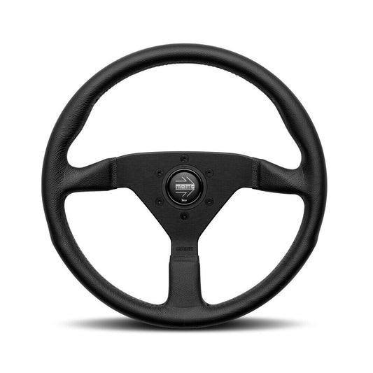 Momo Steering wheel (street) - MONTECARLO - BLACK LEATHER Ø350mm