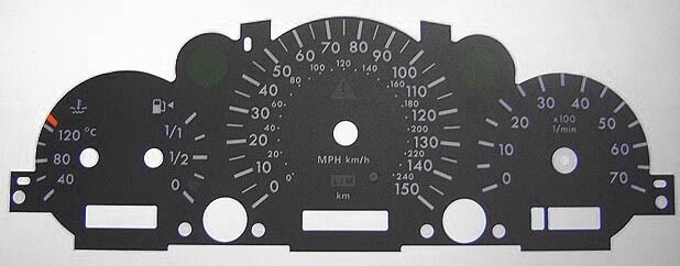 Lockwood Mercedes M-Class BLACK Dial Conversion Kit C114
