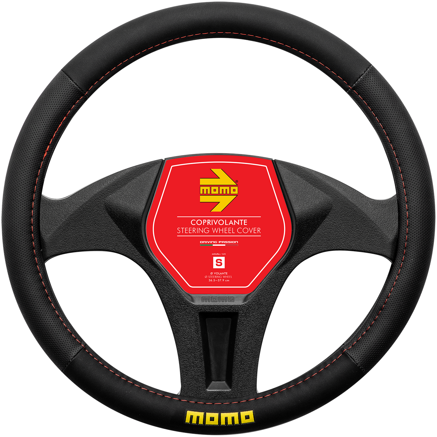 Momo Steering Wheel Cover - EASY - RED - SIZE M